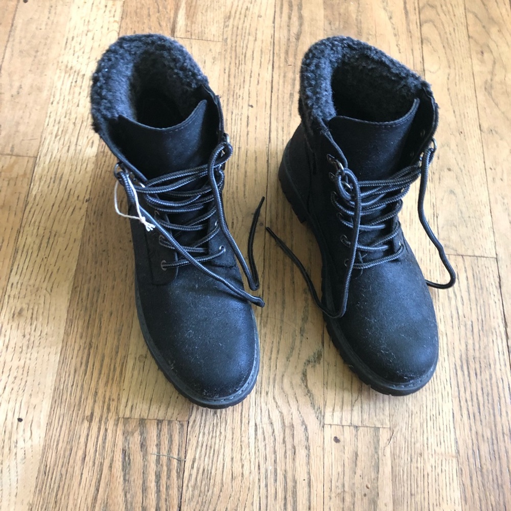 black boots